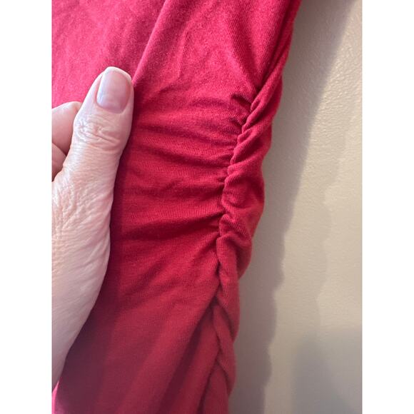 Reformation Ayden Sangria One Shoulder Knit Dress NWT Size XL - Picture 8 of 9